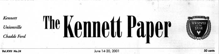 Bruce M. Coyle in the Kennett Paper, June 14-20, 2002 (a)