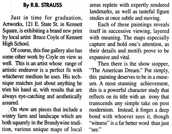 Bruce M. Coyle in the Kennett Paper, June 14-20, 2002 (c)