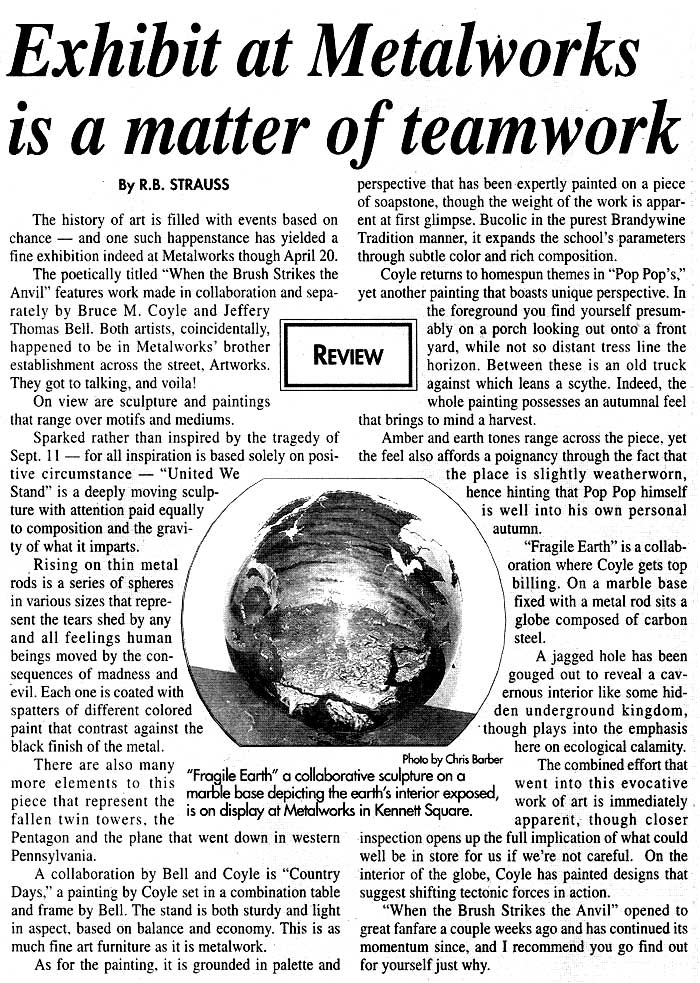 Bruce M. Coyle in the Kennett Paper, April 4-10, 2002 (b)